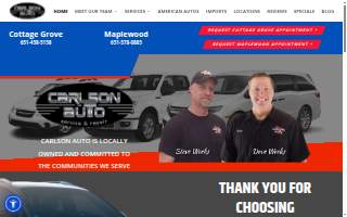 Carlson Auto website