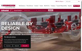 Hendrickson Homes Real Estate website