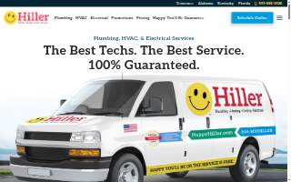 Hiller Plumbing, Heating, Cooling & Electrical of Madison website