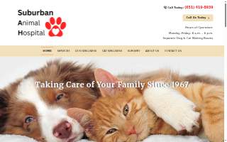 Suburban Animal Hospital website