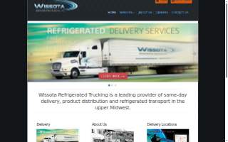 Wissota Refrigerated Trucking website