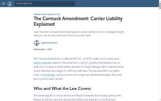 Carmack Real Estate Group website