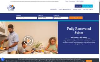 InTown Suites Extended Stay Minneapolis MN - Coon Rapids website