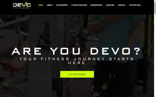 Devo Fitness website