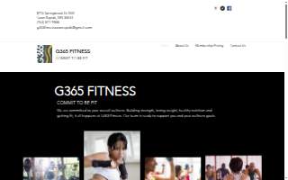 G365 Fitness website