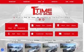 1st Time Auto Sales website