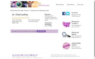 Jackley Chiropractic website
