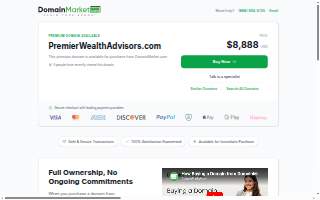 Premier Wealth Advisors website