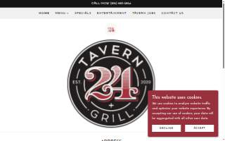 Tavern 24 website