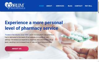 Corum Plumbing Heating & Cooling website