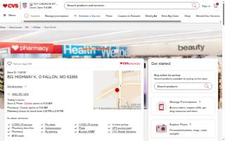 CVS Pharmacy of O'Fallon website