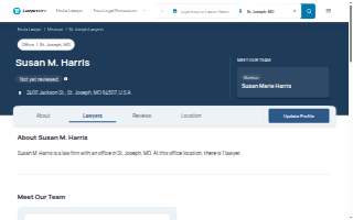 Harris Law Office website