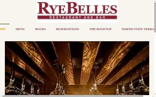 RyeBelles Restaurant & Bar website