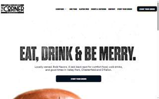 The Corner Pub and Grill website