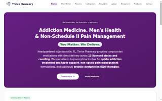 Thrive Pharmacy website