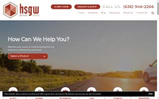HSGW Insurance website