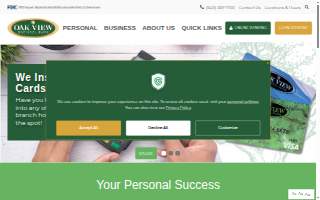 Oakview Wealth Solutions website