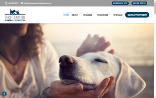 First Capitol Animal Hospital LLC website