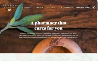 Mira Vista Apothecary and Mercantile website