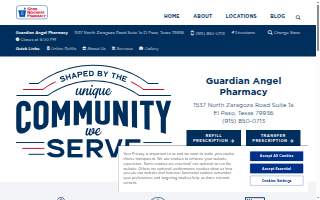 Guardian Angel Pharmacy website