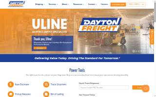 Dayton Freight - St. Louis website