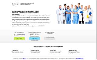 Blue Springs Dentistry website