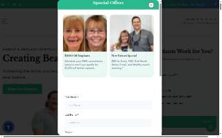 North End Dental website