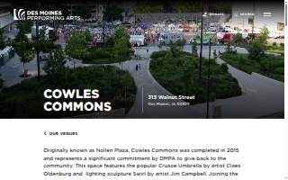 The Commons Fitness Center website
