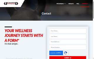 Unleashed Fitness website