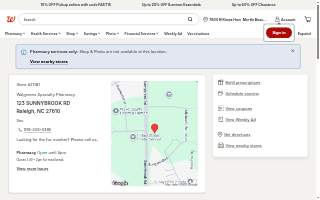 Walgreens Specialty Pharmacy website