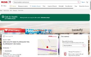 CVS Pharmacy of Florissant website