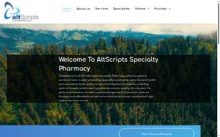 AltScripts Specialty Pharmacy website