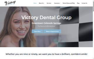 Victory Dental Group website