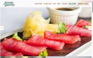 Annie Gunn's Restaurant website