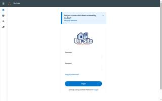 Onsite services360° Auto Service website
