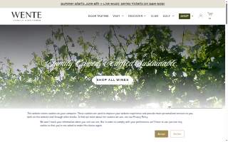 Wente's website