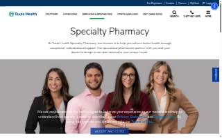 Texas Health Speciality Pharmacy website