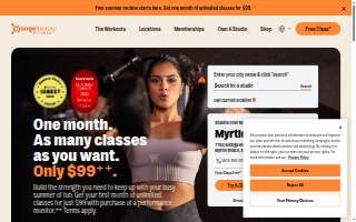 Orangetheory Fitness of Chesterfield website