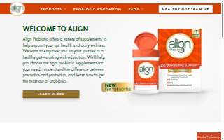 Align Chiropractic Clinic website