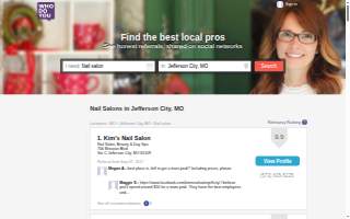 Hair Expressions Color and Nail Salon website