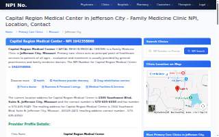 Family Medicine Clinic-Jefferson City-SW Blvd, Ste B website