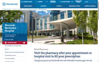 Riverside Methodist Hospital Pharmacy website