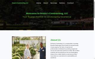 Green's Electrical Contracting website