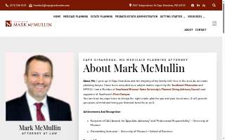 Law Office of Mark McMullin website