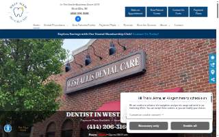 West Allis Dental Care website