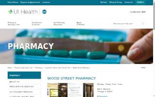 Wood Street Pharmacy website
