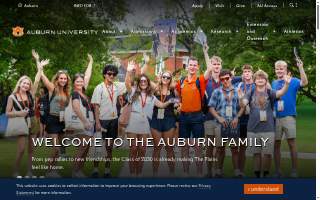 Auburn Hospitality website