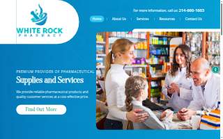 White Rock Pharmacy website