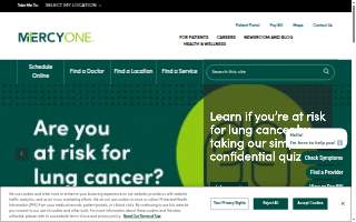MercyOne Cedar Falls Behavioral Health Care website