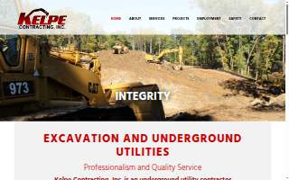Kelpe Contracting, Inc. website